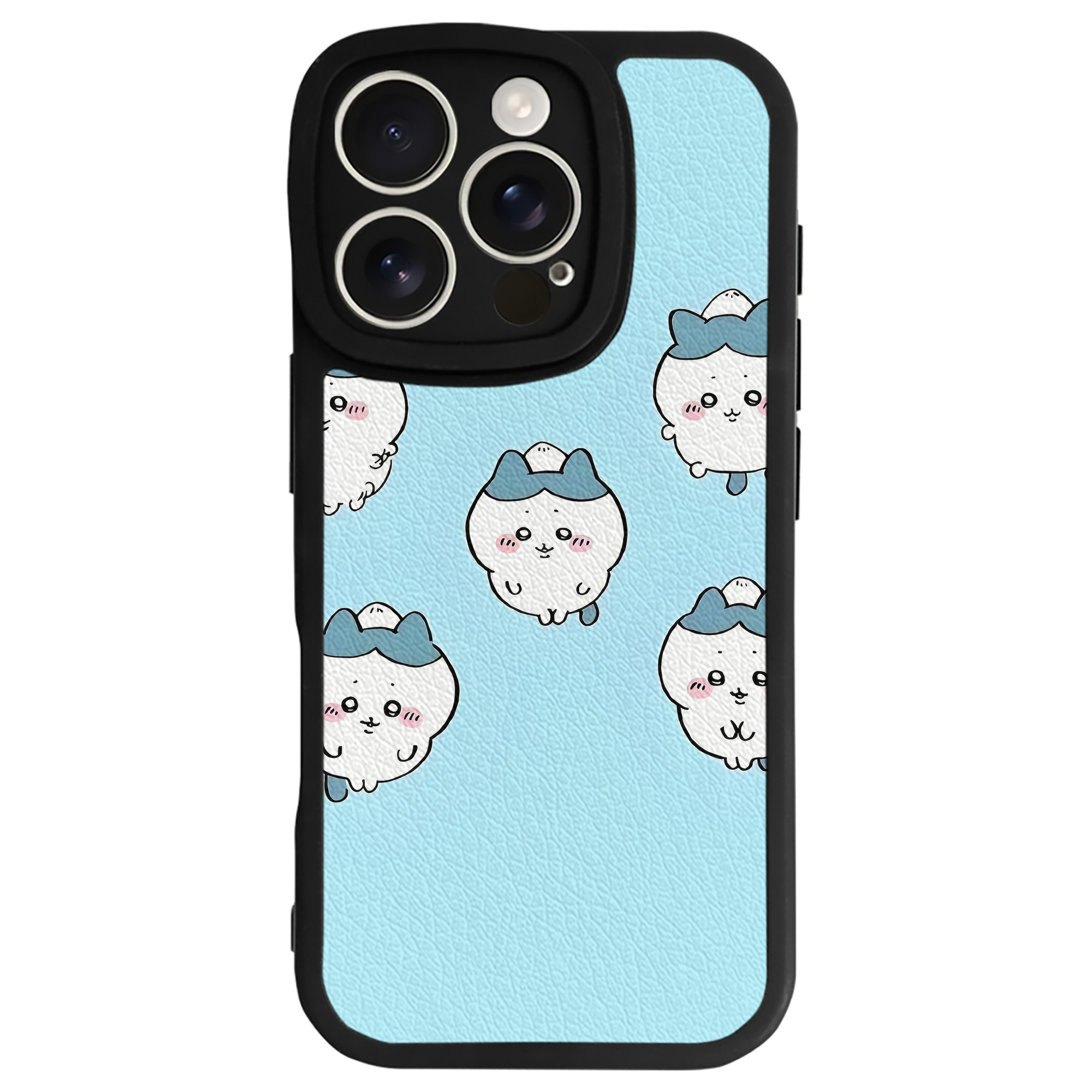 （画像用） ちいかわ Chii-kawa 【iPhone 16シリーズ対応】シリコンスマホケース（レザー調） 材質：シリコン